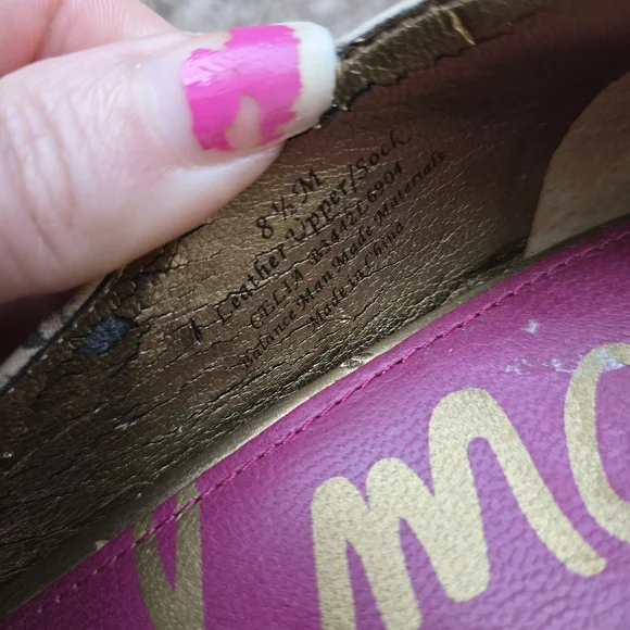 Sam Eldeman Snake Print Platform Womens Heels Size 8.5 Leather - Picture 11 of 13